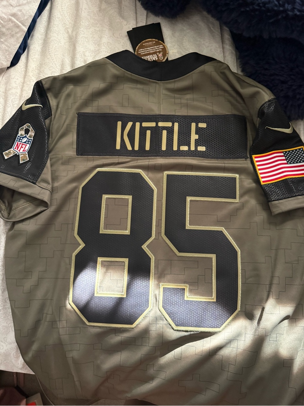 Salute to Service Kittle #85 Football Jersey New with Tags